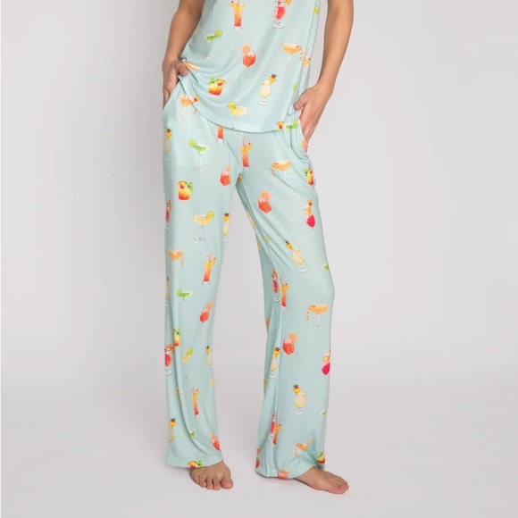 NWT PJ Salvage Let's Sip On It Pants Sz XL - Picture 1 of 2